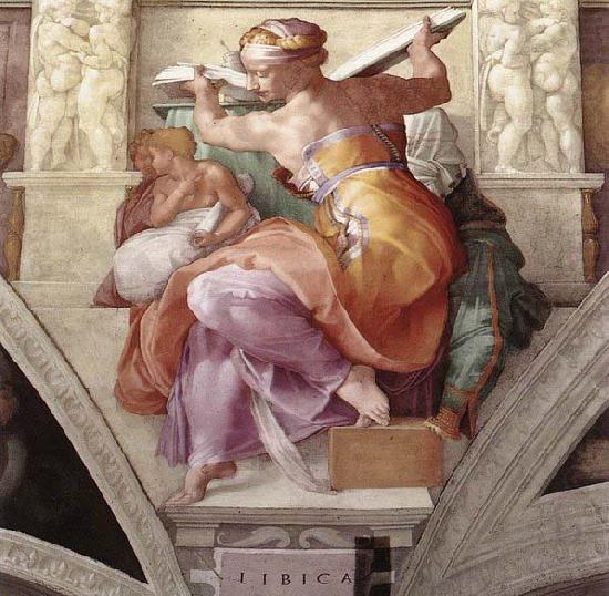 Michelangelo Buonarroti The Libyan Sibyl china oil painting image